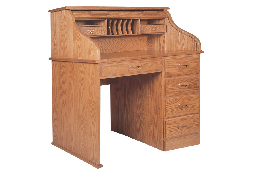 traditional student rolltop desk